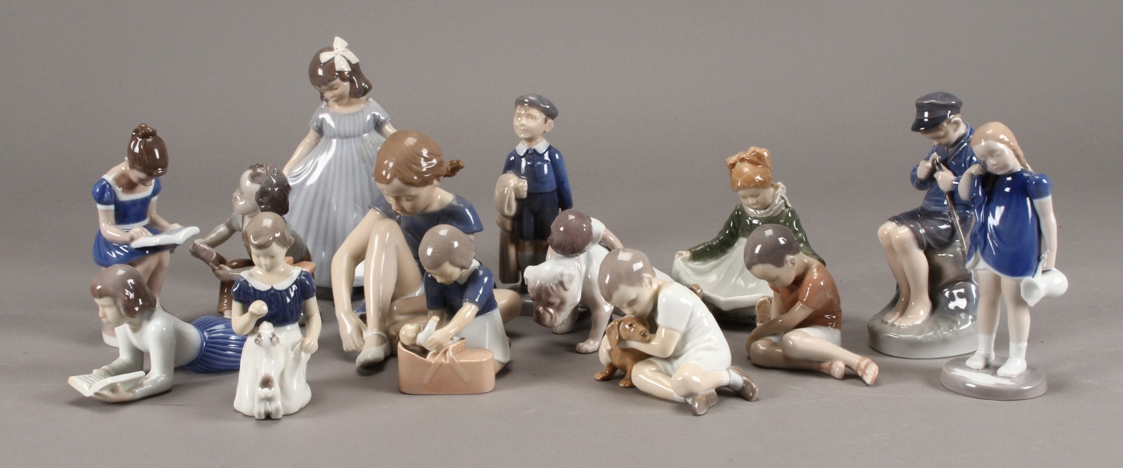 Royal Copenhagen samt Bing og Grøndahl Samling porcelænsfigurer 14