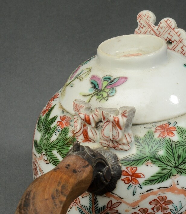 Fire thekander og lågkrukke, Kina 17-/1900-tallet (5)