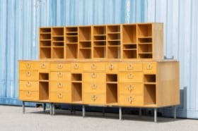 Købmandsdisk / arbejdsstation i 8 moduler