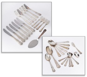 Carl M. Cohr, 'Herregård', silver cutlery (32)