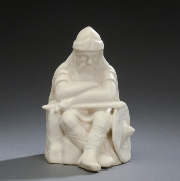 Michael Andersen. Figur i form af Holger Danske