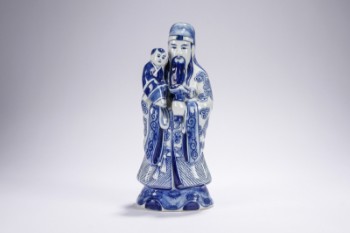 Kinesisk figur af porcelæn