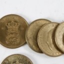 Danmark. Samling 1 og 2 kroner i pæn kvl. 1942-1958 (24)