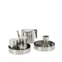 Arne Jacobsen. Samling stelton 'Cylinda Line' af rustfrit stål  (9)