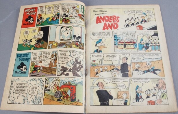 Walt Disney's Anders And & Co. Nr. 2, 3, 4 fra årgang 2 1950 samt Nr. 8, 9, 10, 11, 11B og 12. 2. årgang, 1950 (9)