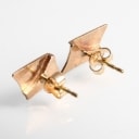 5 pairs of Siersbøl earrings made of 8 kt. gold. (5)