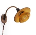 Poul Henningsen. Wall lamp with PH 1/1 amber shades