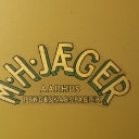 M. H. Jæger, Aarrhus. Pengeskab af metal. Omkring 1900
