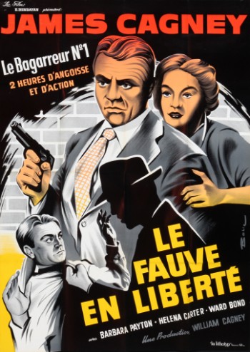 Stor, fransk plakat, Le fauve en liberté, 1950