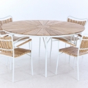 Cinas. Garden table and four chairs - Model Ellen (5)