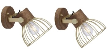 Paul Neuhaus væglampe – Alami – Messing (2)