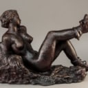 Gerhard Henning cd, liggende kvinde, skulptur af bronze  Denne vare er sat til omsalg under nyt varenummer 4390807