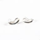 Georg Jensen. 'Infinity' necklace & earrings made of sterling. (2)
