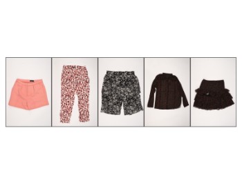 Storm & Marie samt Black Lily. Bukser, shorts, nederdel og skjorte. Str. 40/L. (5)