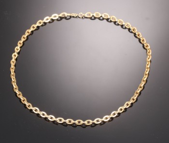 Halskæde af 18 kt guld, ca. 10,8 g.