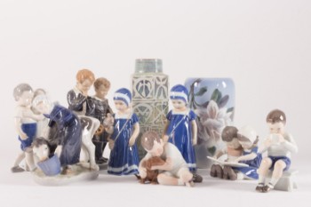 Royal Copenhagen og B&G. samling porcelænsfigurer (10)