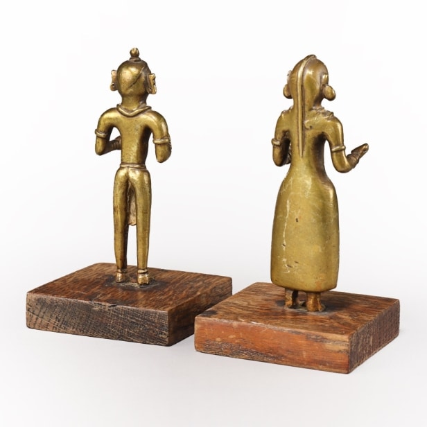 To indiske figurer, ant. 1800-tallet