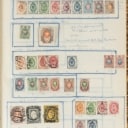 LOT 102. EUROPE. Original lot in 5 old albums with Russia/Soviet (best), France, Belgium and Germany