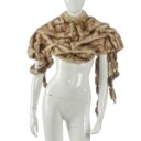 9009 - Copenhagen Fur. Unique mink poncho, one size