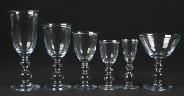Holmegaard: Charlotte Amalie-glas. (37)