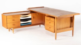 Arne Vodder for Sibast Furniture teak skrivebord