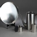 Arne Jacobsen for Stelton. Fire dele 'Cylinda Line', bakke, kande, sukker og fløde (4)