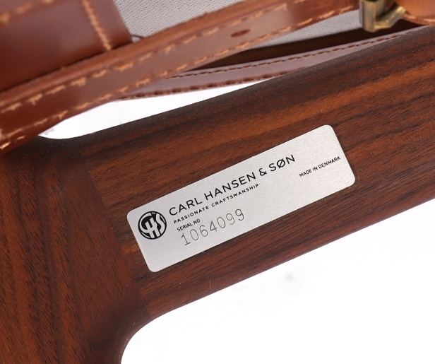 Børge Mogensen. 'Hunter's chair' of oiled walnut, model BM1106