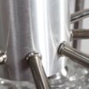 Kaiser ceiling lamp from the 60s/70s in chromed steel