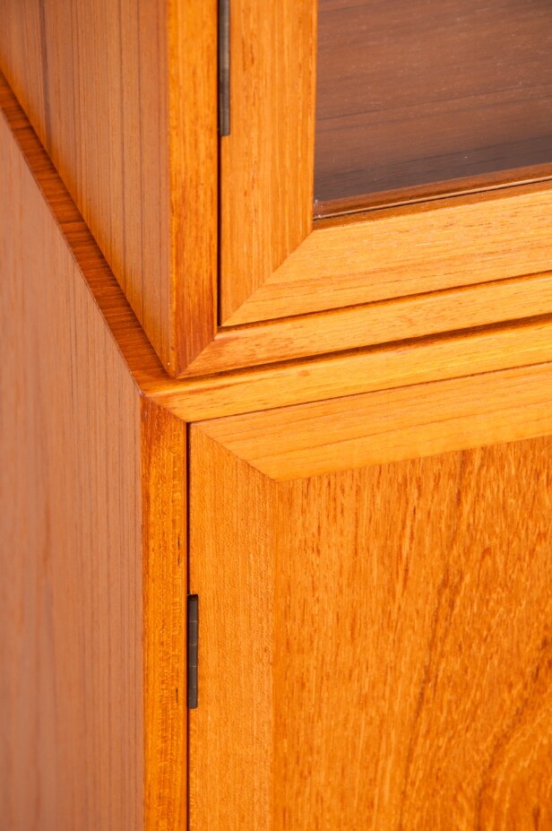 Kai Kristiansen, 3 skabe fra reolsystemet, fremstillet hos FM Furniture (Feldballes Møbelfabrik) i teak (3)