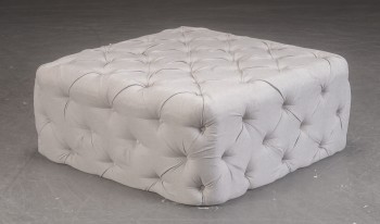 Sofabord / Puf af knapsyet stof