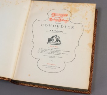 Jubeludgave af Ludvig Holbergs samtlige Comoedier, i tre pragtbind, 1883-88 (3)