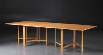 Bruno Mathsson. Folding table made in ashwood, model 