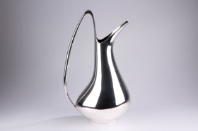 Henning Koppel for Georg Jensen. Svanen. Vandkande, sterlingsølv