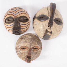 Tre afrikanske masker (3)