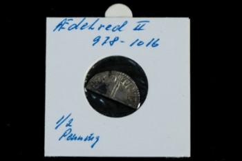 Ethelred II 978-1016: ½ penning