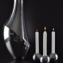 Georg Jensen. Vas + ljusstake design Arne Jacobsen (2)