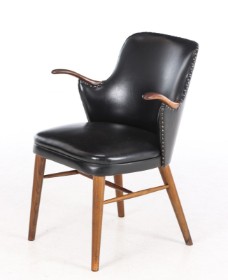 Danish furniture design. Teak / rosewood armchair, 1960s