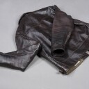 Aero Leather Co., Scotland. Herrejakke af brunt læder model 'Aeromarine', str. 44