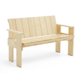 Gerrit Reitveld for HAY. Udendørs bænk. Crate Collection. Natur
