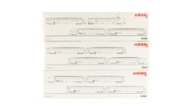 Märklin 42167+42168+42169 HO: Domestic Push/Pull train, SBB Push/Pull train and Domestic Push/Pull train set (3)