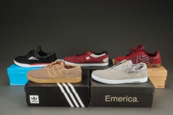 adidas, DC Shoes, etnies, Lakai, Emerica. Fem par sko. Str. EUR 45 (5)