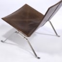 Poul Kjærholm. Armchair 'PK-22' in brown elegance leather