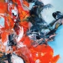 Berit Pedersen. Abstract composition