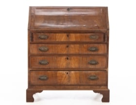Engelsk chatol af mahogni, 1800-tallet