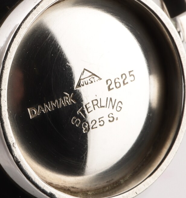 Just Andersen. Sterling silver sugar and cream set (2)