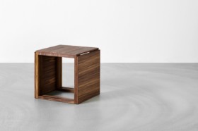 Kai Kristiansen. Side table / coffee table Cube no. 33, walnut