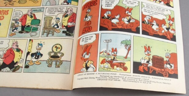 Walt Disney's Anders And & Co. Nr. 2, 3, 4 fra årgang 2 1950 samt Nr. 8, 9, 10, 11, 11B og 12. 2. årgang, 1950 (9)