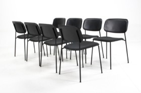 Iskos-Berlin for HAY. Eight dining chairs, model Soft Edge (8)