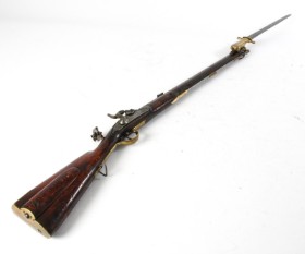 Dansk jægerriffel med bajonet, model 1807/1848