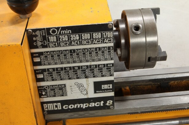 Emco Compact 8 Metal Drejebænk